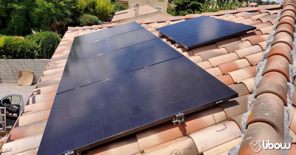 Surimposition de panneaux solaires 3 kWc à Servian