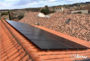 Panneaux solaires Photographie d'une installation solaire à Saint-Marcel réalisée par Libow